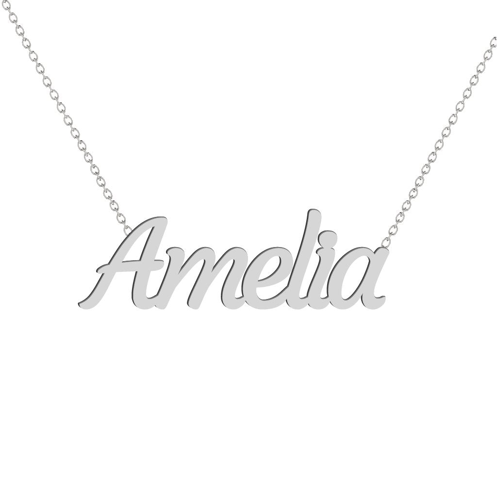 Gold Name Necklace - Amelia